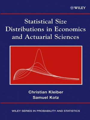 cover image of Statistical Size Distributions in Economics and Actuarial Sciences